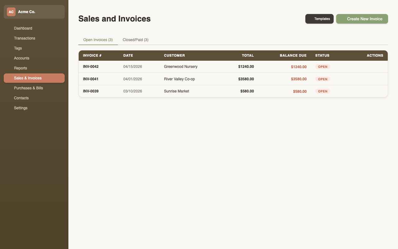 Invoices